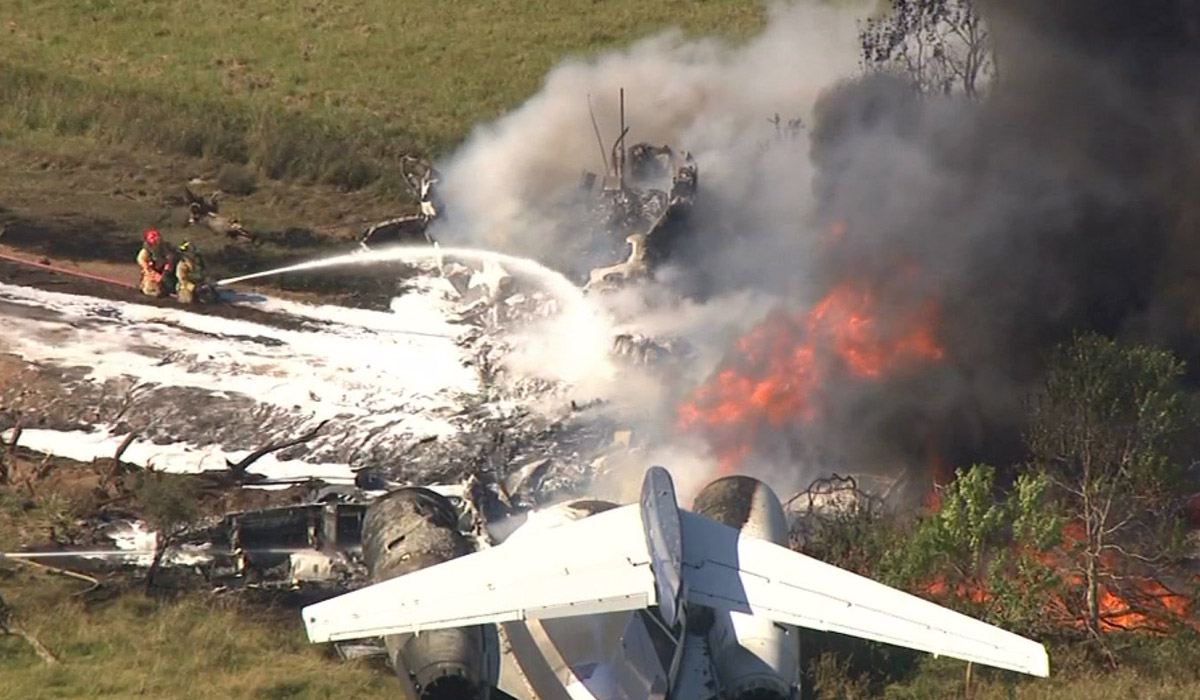 Plane crash in Texas